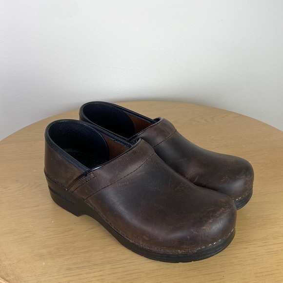 Dansko Shoes - Dankso Brown Platform Clog Women's EU 40 US 10 Boho Nurse Comfort Supportive